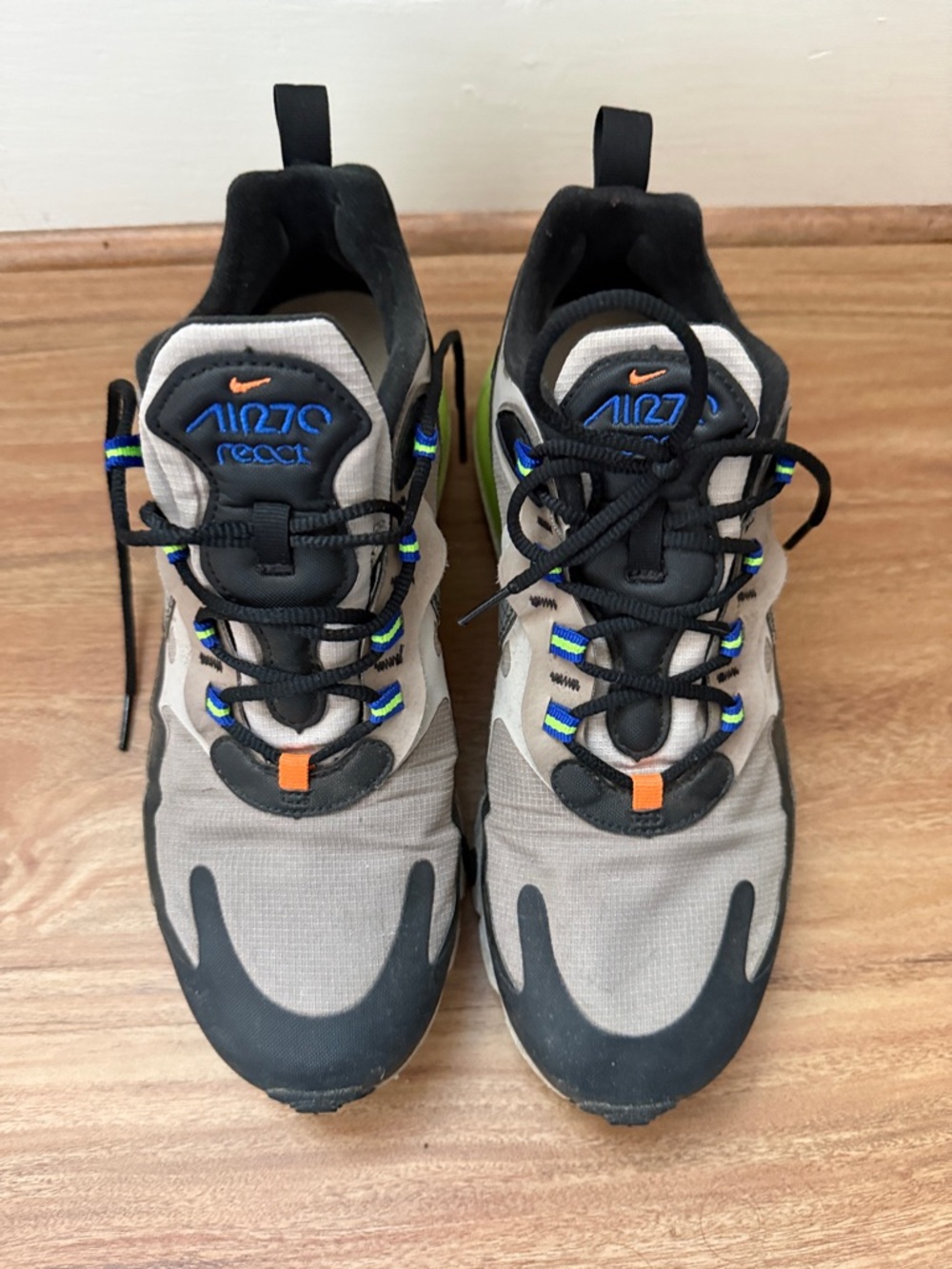 Nike Air Max 270 React WTR Men’s Gray/Black Athletic Sneakers
